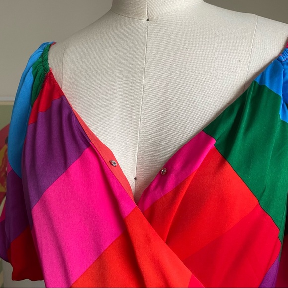 V347 CURRENT AIR MultiColor Maxi Dress - Picture 3 of 12